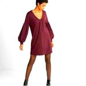 Express Puffed Sleeve Dress Size Medium